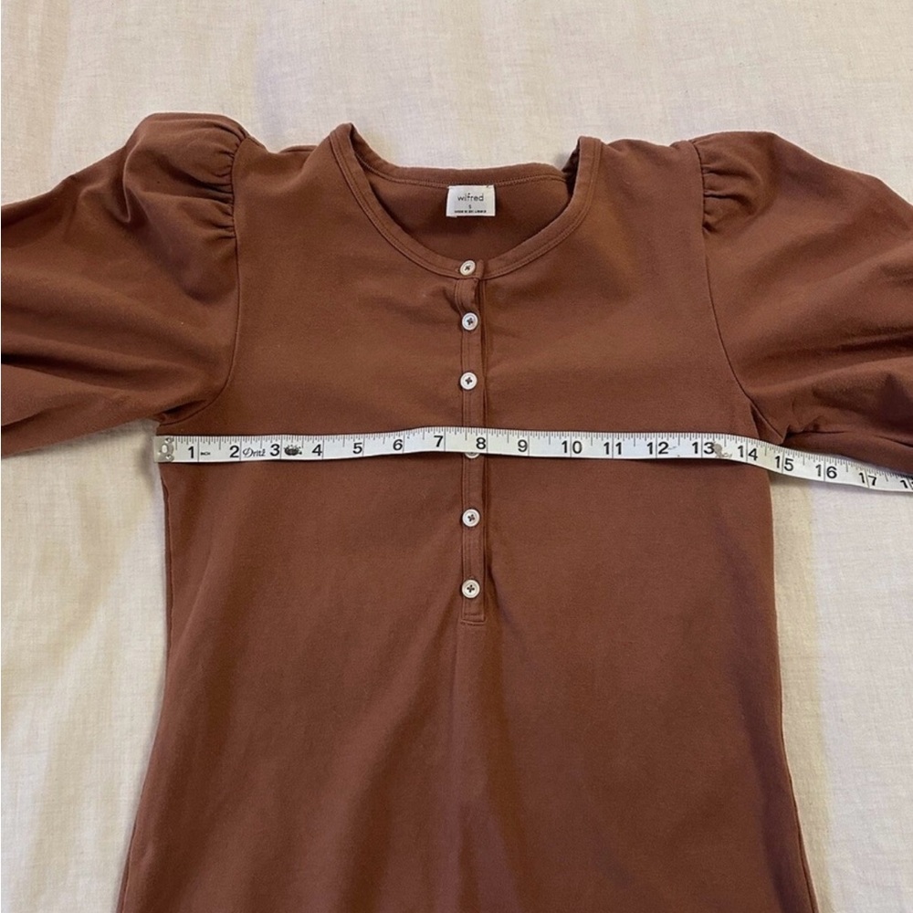 Aritzia Wilfred cotton blouse - Picture 8 of 10